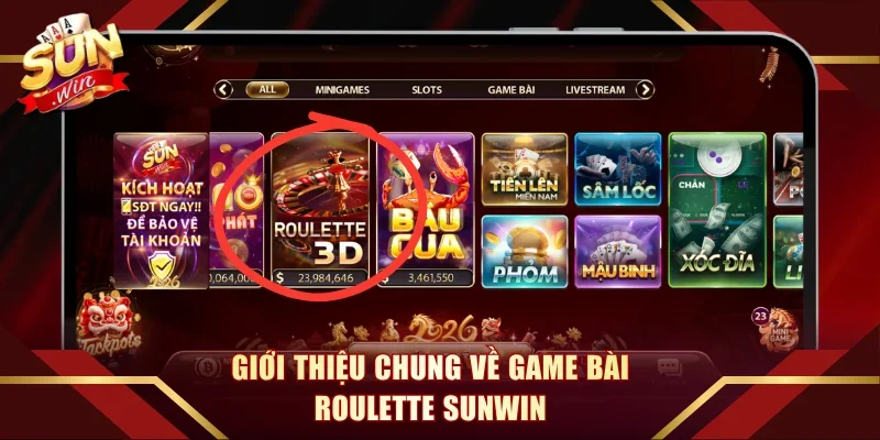Giới thiệu chung về game bài Roulette Sunwin